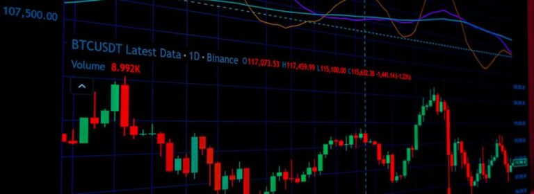 Grafico de copy trade em cripto mostrando volatilidade e baixa liquidez no fim de semana