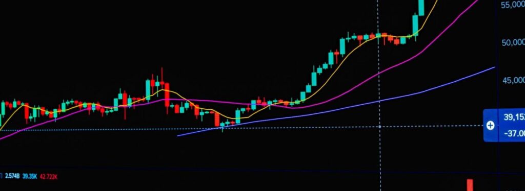 Gráfico de curva de equity ilustrando o R quadrado no copy trade