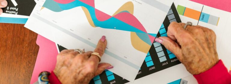 Gráficos sobrepostos ilustrando a correlação entre copy traders em uma carteira